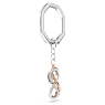 Schlüsselanhänger, Unendlichkeit, Weiß, Metallmix - Swarovski, 5687996