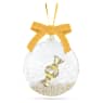 Holiday Cheers Dulcis Ball Ornament, Yellow - Swarovski, 5688315