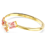 Gema bangle, Mixed cuts, Pink, Gold-tone plated - Swarovski, 5688483
