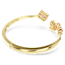 Gema bangle, Mixed cuts, Pink, Gold-tone plated - Swarovski, 5688483