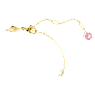 Gema bracelet, Crystal pearl, Mixed cuts, Flower, Pink, Gold-tone plated - Swarovski, 5688488