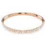 Meteora 뱅글, 스노우 파베, 화이트, 로즈골드 톤 플래팅 - Swarovski, 5688610
