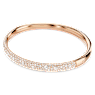 Meteora 뱅글, 스노우 파베, 화이트, 로즈골드 톤 플래팅 - Swarovski, 5688610