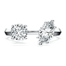 Galaxy オープンリング, ラボラトリー・グロウン・ダイヤモンド 1 ct tw, ミックスシェイプ, 18Kホワイトゴールド - Swarovski, 5688843