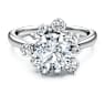 Galaxy 링, 랩 그로운 다이아몬드 2ct tw, 라운드 쉐입, 18K 화이트 골드 - Swarovski, 5688866