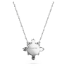 Galaxy pendant, Lab-grown diamonds 1.05 ct tw, Round shape, 18K white gold - Swarovski, 5688867