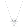 Galaxy pendant, Lab-grown diamonds 0.5 ct tw, Round shape, 18K white gold - Swarovski, 5688871