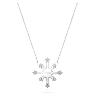 Galaxy pendant, Lab-grown diamonds 0.5 ct tw, Round shape, 18K white gold - Swarovski, 5688871