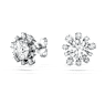 Clous d'oreilles Galaxy, Diamants de synthèse 2,3 ct tw, Forme ronde, Or blanc 18 carats - Swarovski, 5688877