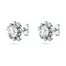 Clous d'oreilles Galaxy, Diamants de synthèse 2,3 ct tw, Forme ronde, Or blanc 18 carats - Swarovski, 5688877