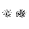 Clous d'oreilles Galaxy, Diamants de synthèse 2,3 ct tw, Forme ronde, Or blanc 18 carats - Swarovski, 5688877