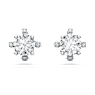 Galaxy Ohrstecker, Im Labor gezüchtete Diamanten 2,1 ct tw, Runde Form, 18K Weißgold - Swarovski, 5688878