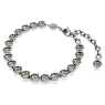 Imber Tennis bracelet, Round cut, Black, Ruthenium plated - Swarovski, 5689421