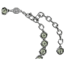 Imber Tennis bracelet, Round cut, Black, Ruthenium plated - Swarovski, 5689421