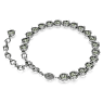 Imber Tennis bracelet, Round cut, Black, Ruthenium plated - Swarovski, 5689421