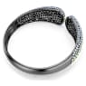 Sublima choker, Round cut, Multicolored, Ruthenium plated - Swarovski, 5689599