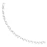Matrix Tennishalsband, Kristallpärla, Rund slipning, Vit, Rodiumpläterad - Swarovski, 5689623