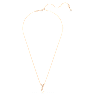Hyperbola pendant, Mixed cuts, Twist, White, Rose gold-tone plated - Swarovski, 5689788