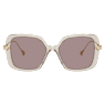 แว่นกันแดด, ขนาดใหญ่ ทรงเหลี่ยม, SK6011, ม่วงอมแดง - Swarovski, 5689798