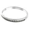 Connexus 뱅글, 라운드 컷, `Love is around`, 블랙, 로듐 플래팅 - Swarovski, 5690018
