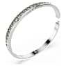 Connexus 뱅글, 라운드 컷, `Love is around`, 블랙, 로듐 플래팅 - Swarovski, 5690018