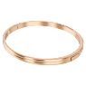 Connexus bangle, Round cut, `Love is around`, Pink, Rose gold-tone plated - Swarovski, 5690021