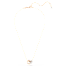 Connexus pendant, Mixed cuts, Heart, White, Mixed metal finish - Swarovski, 5690036