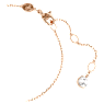 Connexus ブレスレット, ミックスカット, ハート, ピンク, ミックスメタル仕上げ - Swarovski, 5690038