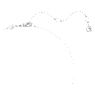 Connexus pendant, Mixed cuts, `Love is around`, Blue, Rhodium plated - Swarovski, 5690042