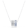 Connexus pendant, Mixed cuts, `Love is around`, Blue, Rhodium plated - Swarovski, 5690042