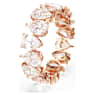 Matrix Vittore ring, Pear cut, White, Rose gold-tone finish - Swarovski, 5690090