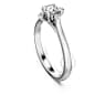 Bague Galaxy, Diamants de synthèse 0,5 ct tw, Forme ronde, Or blanc 18 carats - Swarovski, 5690386