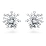 Galaxy stud earrings, Lab-grown diamonds 5.5 ct tw, Mixed shapes, 18K white gold - Swarovski, 5690409