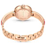 Matrix Bangle Klocka, Tillverkad i Schweiz, Kristallarmband, Röd, Roséguldfärgad finish - Swarovski, 5690811