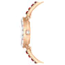Matrix Bangle Klocka, Tillverkad i Schweiz, Kristallarmband, Röd, Roséguldfärgad finish - Swarovski, 5690811