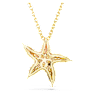 Pendentif Idyllia, Crystal pearls, Étoile de mer, Ton doré, Placage de ton or - Swarovski, 5691035