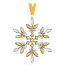 Gema Holiday Ornament, Yellow - Swarovski, 5691043