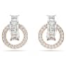 Connexus 드롭 이어링, 믹스 컷, `Love is around`, 스몰, 화이트, 믹스 메탈 피니시 - Swarovski, 5691177
