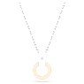 Connexus pendant, Mixed cuts, `Love is around`, White, Mixed metal finish - Swarovski, 5691179