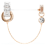 Connexus ブローチ, ミックスカット, `Love is around`, ホワイト, ミックスメタル仕上げ - Swarovski, 5691180