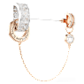 Connexus ブローチ, ミックスカット, `Love is around`, ホワイト, ミックスメタル仕上げ - Swarovski, 5691180