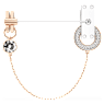 Connexus ブローチ, ミックスカット, `Love is around`, ホワイト, ミックスメタル仕上げ - Swarovski, 5691180