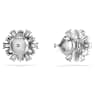 Idyllia Ohrstecker, Verschiedene Schliffe, Schneeflocke, Weiß, Rhodiniert - Swarovski, 5691483