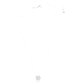 Idyllia pendant, Mixed cuts, Snowflake, White, Rhodium plated - Swarovski, 5691484