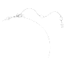 Idyllia pendant, Mixed cuts, Snowflake, White, Rhodium plated - Swarovski, 5691484
