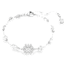 Idyllia karkötő, Vegyes metszés, Hópehely, Fehér, Ródium bevonattal - Swarovski, 5691485