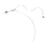 Idyllia set, Mixed cuts, Snowflake, White, Rhodium plated - Swarovski, 5691486