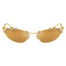 Occhiali da sole, Forma Cat-eye, SKU001, Tono dorato - Swarovski, 5691642