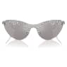 Sunglasses, Mask, Silver tone - Swarovski, 5691643