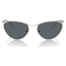 Sonnenbrille, Ovale Form, SK7017, Silberfarben - Swarovski, 5691646